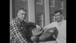University of Maryland football players Stan Jones and Bernie Faloney News Clip
