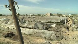 CLEAN : Israel strikes in Gaza after rocket attack News Clip