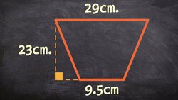How to find the area of a trapezoid Instructional Video
