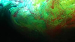 Abstract Colorful Color Spreading in Water Stock Footage