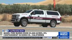 California's largest wildfire this year has burned nearly 370K acres News Clip