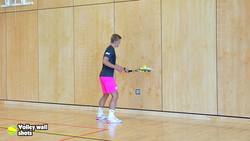 Striking - (Tennis) Volley wall shots Instructional Video