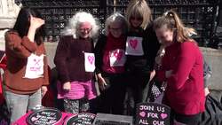 UK mothers stage hunger strike outside Parliament to demand action on food insecurity News Clip