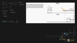 Force mass acceleration example spring compression Instructional Video
