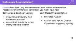 Evaluating the character of Lady Macbeth in ‘Macbeth’ Instructional Video