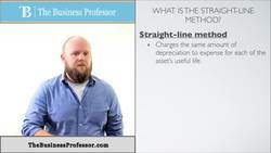 Straight-Line Depreciation Method - Financial Accounting Instructional Video
