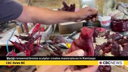 World-renowned bronze sculptor creates masterpieces in Kamloops, B.C. News Clip