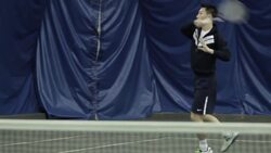 How to Hit a Tennis Ball with Topspin Instructional Video