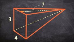 Learn how to determine the surface area of a triangular prism Instructional Video