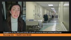 Holiday gatherings spark concerns amid the spread of flu, RSV and COVID-19 News Clip