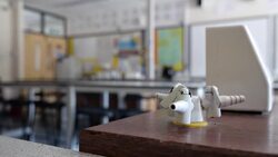 UK: Empty School during coronavirus epidemic lockdown. News Clip