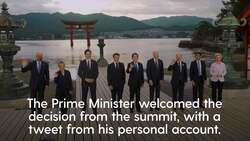 Sunak greets Zelensky with embrace at G7 summit News Clip