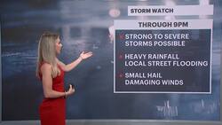 STORM WATCH: Strong to severe storms for the Hudson Valley; sunny and warm temps for Tuesday News Clip
