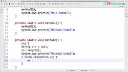 Java Programming for Complete Beginners - Java 16 - Step 03 - Basics of Handling Exceptions - try and catch Instructional Video