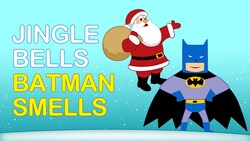JINGLE BELLS (BATMAN SMELLS!) | Christmas Songs | Nursery Rhymes TV | English Songs For Kids Instructional Video