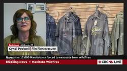 Flin Flon resident worries about her business after evacuating from wildfire | Hanomansing Tonight News Clip