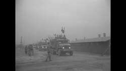 Gen. Hull, Gen Taylor, and officers meet POWs during Operation Comeback News Clip