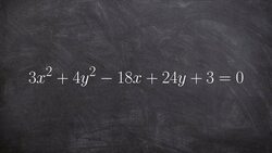 Learn how to graph an ellipse by re writing the equation from completing the square Instructional Video
