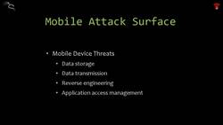 Mobile Attack Surface Instructional Video