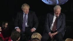 Boris Johnson and Sir David Attenborough talk to schoolchildren about climate change News Clip