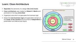 Design Microservices Architecture with Patterns and Principles - What Is Clean Architecture? Instructional Video
