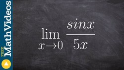 Evaluate the limit using special trigonometric limits and limit laws Instructional Video
