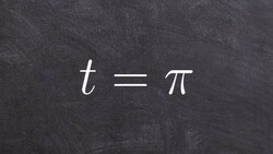 What is the point on the unit circle for pi Instructional Video