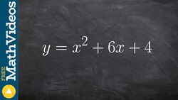 Vertex max or max using completing the square Instructional Video