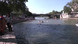 Parisians swim in the Seine to show it's safe before Olympics Instructional Video