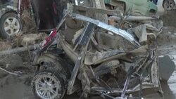 CLEAN : Italian emergency services clean up damage from deadly Ischia landslide News Clip