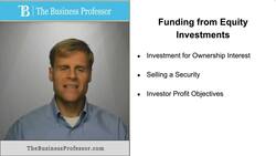 Funding from Equity Investments Instructional Video