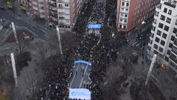 CLEAN : Thousands march in Spain's Basque region for return of ETA prisoners News Clip