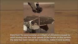 NASA spacecraft captures 'unworldly' sound of wind on Mars News Clip