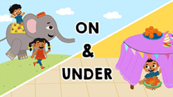 Introduction to preposotion - On and Under Instructional Video