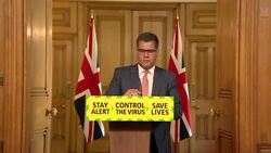 Alok Sharma  answers questions at daily press conference on Covid-19 from Downing Street News Clip