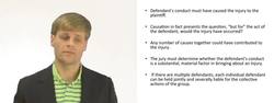 Cause in Fact Element of Causation - Negligence Lawsuit Instructional Video