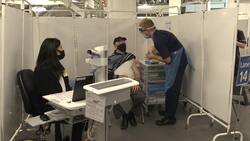 Mass vaccine centre opens in Birmingham News Clip