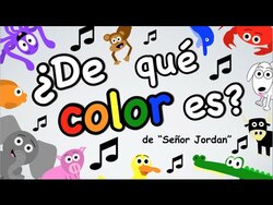¿De qué color es? (Spanish Colors Song) Instructional Video