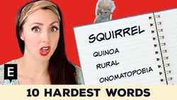 Can YOU Pronounce These Difficult Words in English - 10 Hardest Words to Pronounce Instructional Video