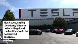 Elon Musk Threatens to Take Tesla Factory Out of California News Clip