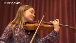 Alma Deutscher celebrated composer, musician and writer at the age of 11 News Clip