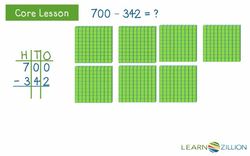 Regrouping and Decomposing in Subtraction with Zeros in the 10s or Ones Places Instructional Video