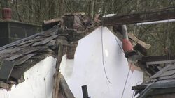 Aftermath of house explosion in Bury News Clip