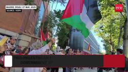 'CUT ALL TIES': Spain's BANGING Protest Outside Israel Embassy In Madrid | NATO Trouble For Bibi? News Clip