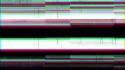 Noise on Analog TV Screen VHS Stock Footage