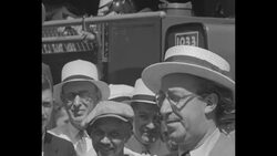 Actor Ed Wynn, honorary fire chief at the Chicago World's Fair News Clip