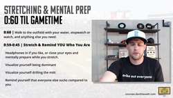 Pregame Pitching Routine for Starting Pitchers Instructional Video