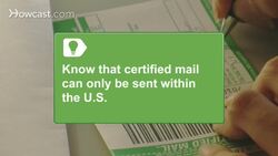 How to Send a Certified Letter Instructional Video