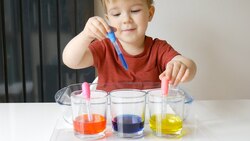 Simple Mixing Colours Activity For Kids Instructional Video