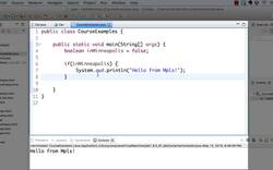 Complete Java SE 8 Developer Bootcamp - Conditionals-If / Else If / Else Instructional Video